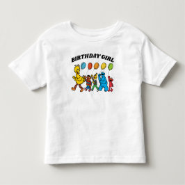 Sesame Street Pals | Birthday Girl Birthday T Shirt