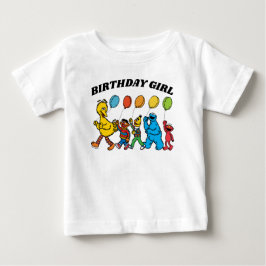Sesame Street Pals | Birthday Girl Birthday T Shirt