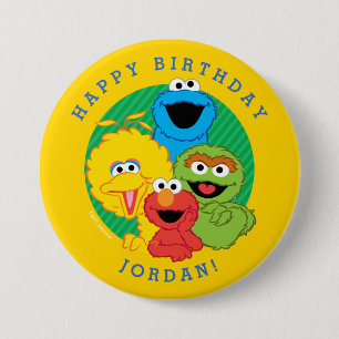Sesame Street Pals Birthday Knapp