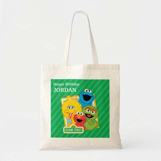 Sesame Street Pals Birthday Tygkasse (Framsidan)