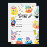 Sesame Street Pals Confetti Birthday Girl Önskemål Anteckningskort<br><div class="desc">Lägg till en trevlig kontakt till dina festinbjudningar med Sesame Street Pals Confetti Birthday Kuvert. Det här kuvertet är ett perfekt komplement till din Sesame Street-måltid. Gör dina inbjudningar ännu mer spännande med den här leksaken.</div>