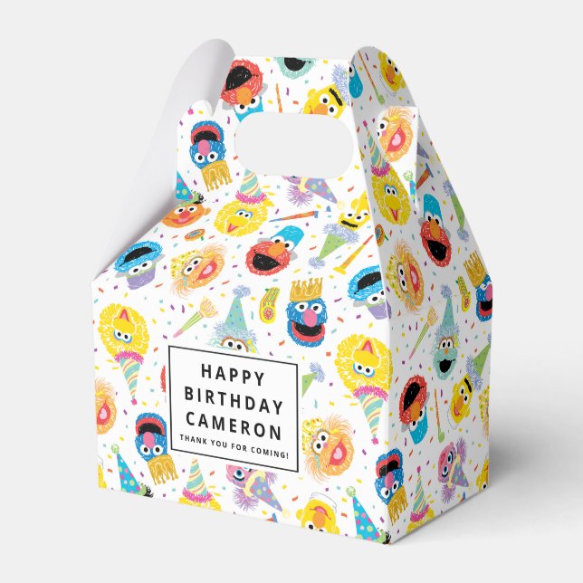 Sesame Street Pals Confetti Birthday Presentaskar (Framsidan Sidan)