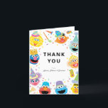 Sesame Street Pals Confetti Birthday Tack Kort<br><div class="desc">Visa tacksamhet med Sesame Street Pals Confetti Birthday - tackkortet. Med Elmo,  Cookie Monster,  Big Bird och Abby Cadabby omgivna av klara konetti-accenter,  är den här fina och färgstarka designen perfekt för ett hjärtligt tack efter Sesame Street-themed firande. Anpassa det för att göra ditt budskap verkligt speciellt.</div>