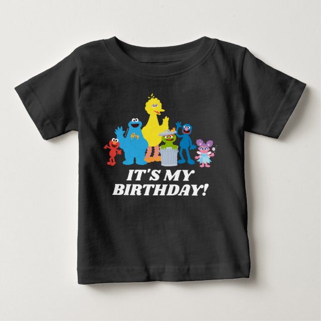 Sesame Street Pals | Det är min födelsedag T Shirt (Framsida)