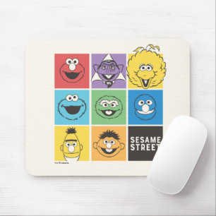 Sesame Street Pals   Färg-block Musmatta
