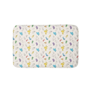 Sesame Street Pals   Färg Vintage Mönster Badrumsmatta