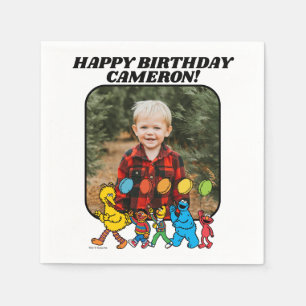 Sesame Street Pals Födelsedagsballonger Pappersservett