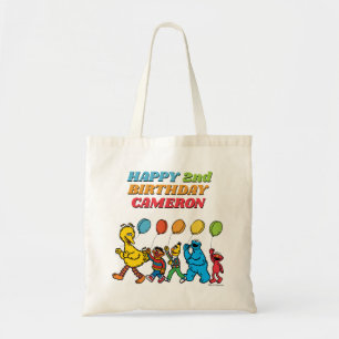 Sesame Street Pals Födelsedagsballonger Tygkasse
