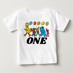 Sesame Street Pals   Första födelsedagsballongen T Shirt