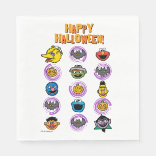Sesame Street Pals - Happy halloween! Pappersservett