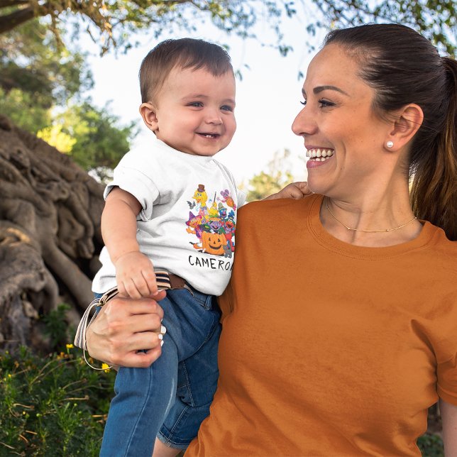 Sesame Street Pals | HAPPY HALLOWEEN T Shirt (Kid wearing shirt)