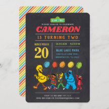 Sesame Street Pals | Kalkbrädesfödelsedag