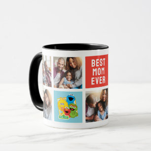Sesame Street Pals Mamma Photo Collage Mugg