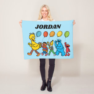 Sesame Street Pals   Party-ballonger Fleecefilt