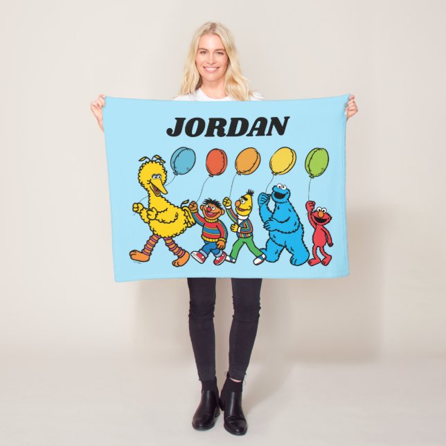 Sesame Street Pals | Party-ballonger Fleecefilt (På plats)