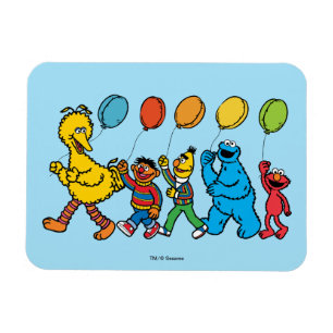 Sesame Street Pals   Party-ballonger Magnet