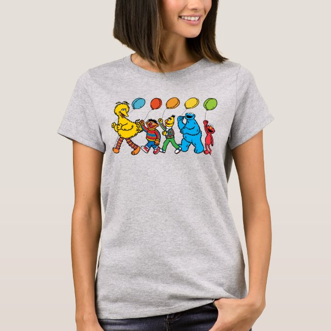 Sesame Street Pals | Party-ballonger T Shirt (Framsida)