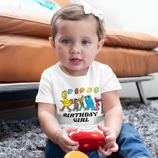 Sesame Street Pals | Party-ballonger T Shirt (Baby wearing shirt)