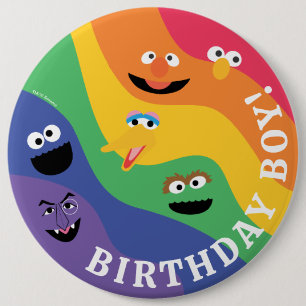 Sesame Street Pals Rainbow Birthday Boy Knapp