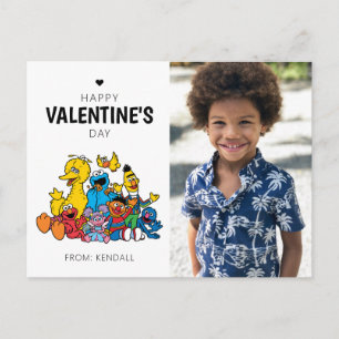 Sesame Street Pals Valentine Day Vykort