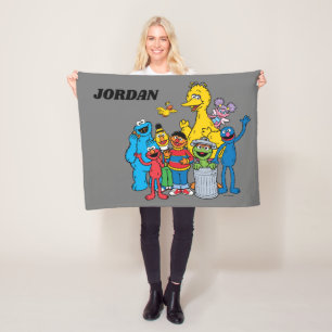 Sesame Street Pals Wave Fleecefilt