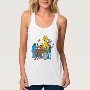 Sesame Street Pals Wave Linne Med Racerback