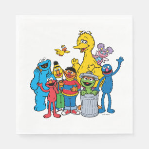 Sesame Street Pals Wave Pappersservett