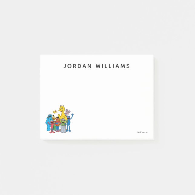 Sesame Street Pals Wave Post-it Block (Framsida)