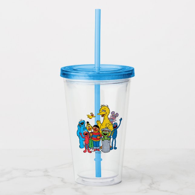 Sesame Street Pals Wave Take Away Mugg (Framsida)