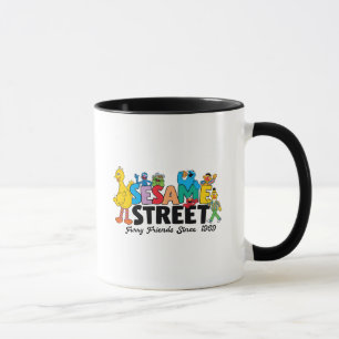 Sesame Street Pälsiga vänner sedan 1969 Mugg