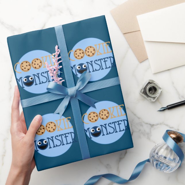 Sesame Street | Papper för Cookie Monster Wrapping Presentpapper (Gifting)
