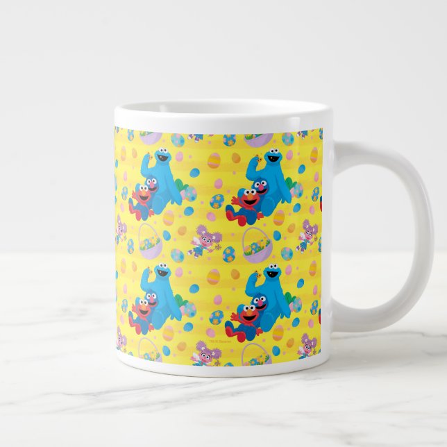 Sesame Street Påsk Basket Mönster Jumbo Mugg (Höger)