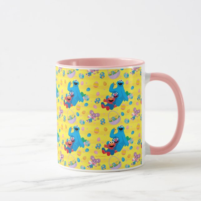 Sesame Street Påsk Basket Mönster Mugg (Höger)