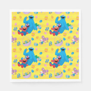 Sesame Street Påsk Basket Mönster Pappersservett