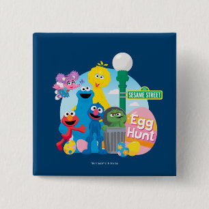 Sesame Street Påskägg Hunt Knapp