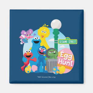 Sesame Street Påskägg Hunt Magnet
