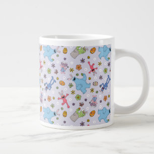 Sesame Street Påskhare Mönster Jumbo Mugg