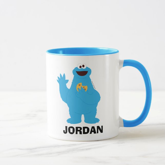 Sesame Street | Personalized Cookie Monster Mugg (Höger)