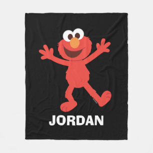 Sesame Street Personlig Elmo Fleecefilt