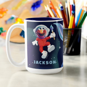 Sesame Street Personlig Elmo Rymden Två-Tonad Mugg