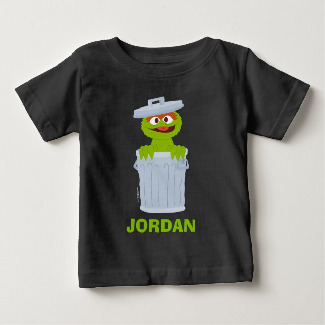 Sesame Street | Personlig Oscar den Griniga T Shirt (Framsida)