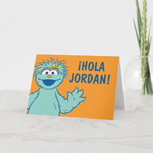 Sesame Street Personlig Rosita Kort