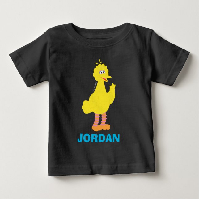 Sesame Street | Personlig stor fågel T Shirt (Framsida)