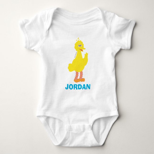 Sesame Street | Personlig stor fågel T Shirt (Framsida)
