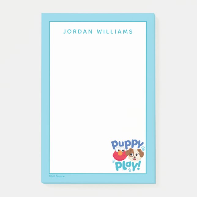 Sesame Street | Puppy Play Elmo & Tango Post-it Block (Framsida)