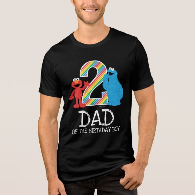 Sesame Street Rainbow 2:a födelsedagen | PAPPA T Shirt (Framsida)
