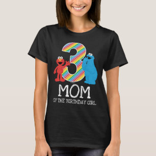 Sesame Street Rainbow 3-årsdag Mamma T-Shirt