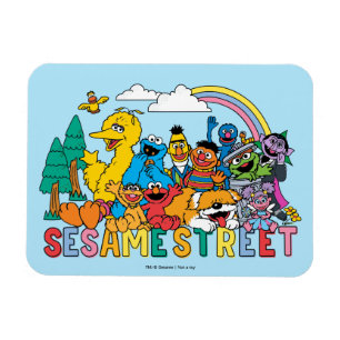 Sesame Street   Rainbow Wave Magnet