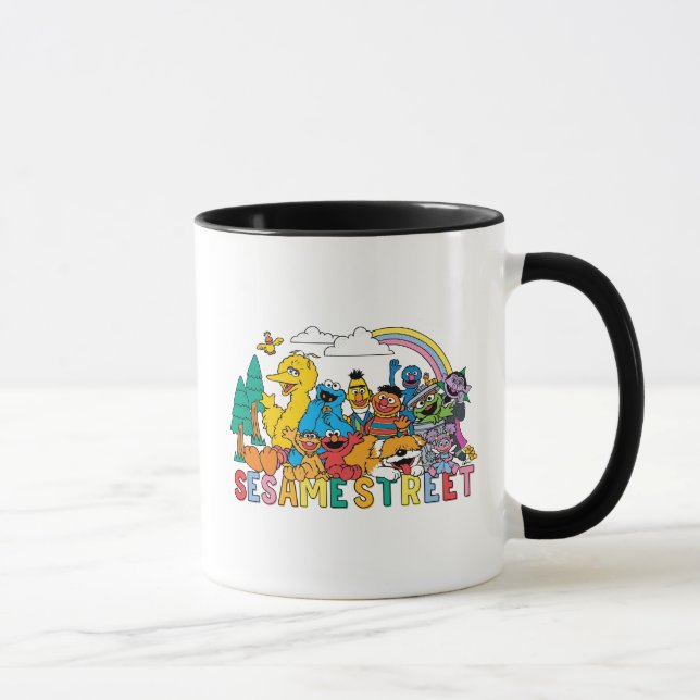Sesame Street | Rainbow Wave Mugg (Höger)