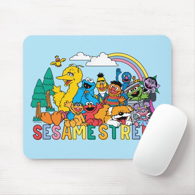 Sesame Street | Rainbow Wave Musmatta (Med mus)